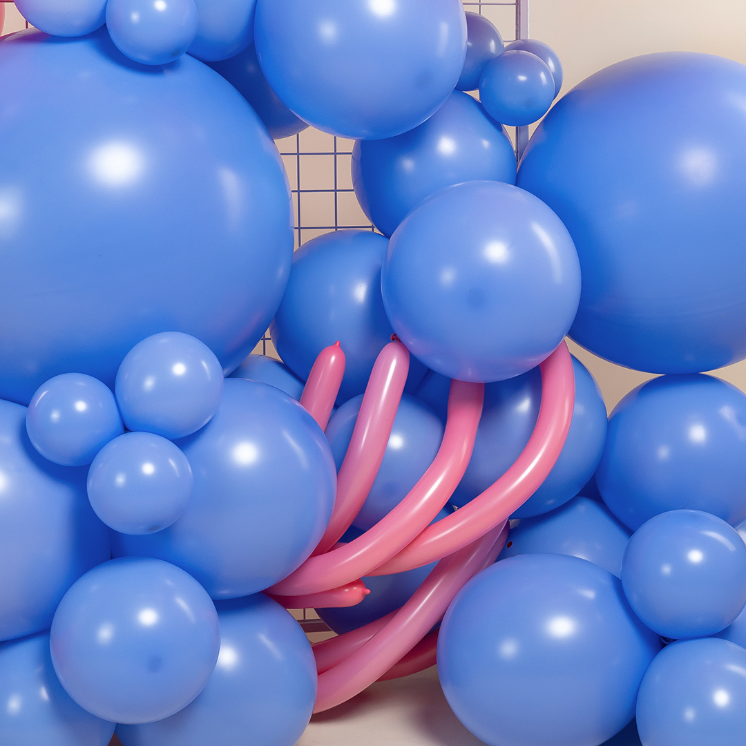 Шар (9''/23 см), Лавандово-синий (042), пастель, 100 шт.