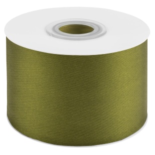Лента атласная (5 см*22,85 м) Травяной, 1 шт.
