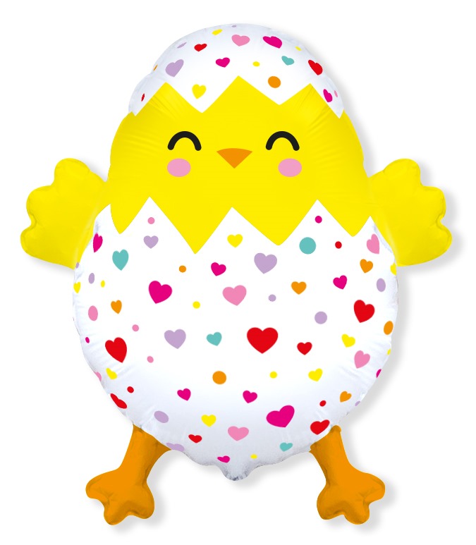 Шар (32''/81 см) Фигура, Счастливый цыпленок, 1 шт.