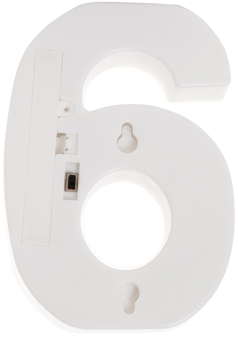 Световая фигура Цифра, 6/9, 16 см. Золото, 1 шт.