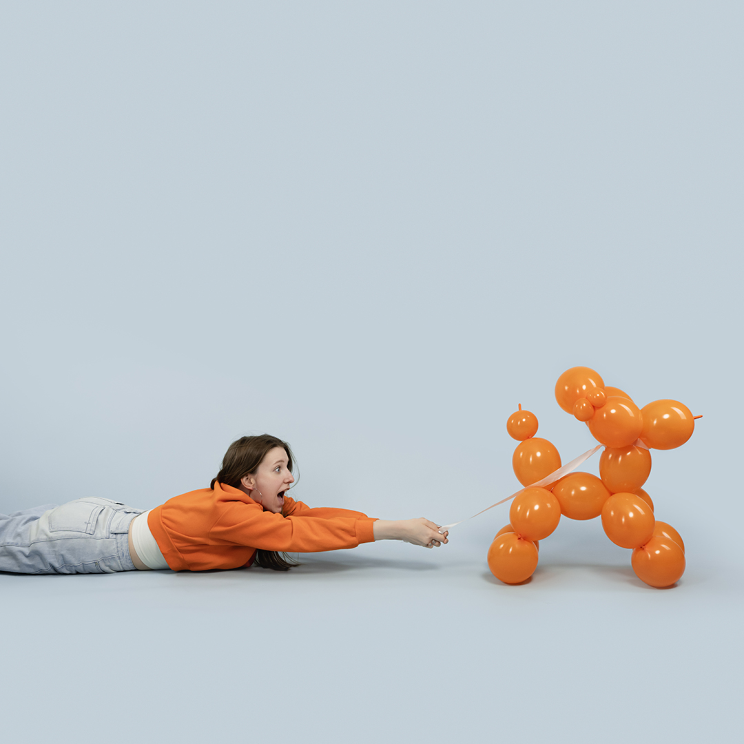 Шар (6''/15 см) Линколун, Оранжевый, пастель, 100 шт.