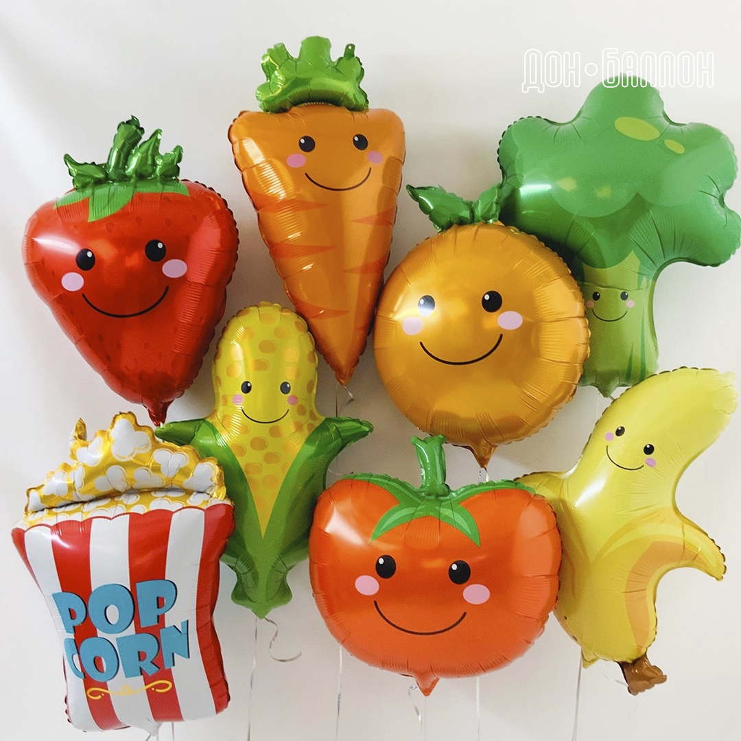 Шар (32''/81 см) Фигура, Морковка, 1 шт.