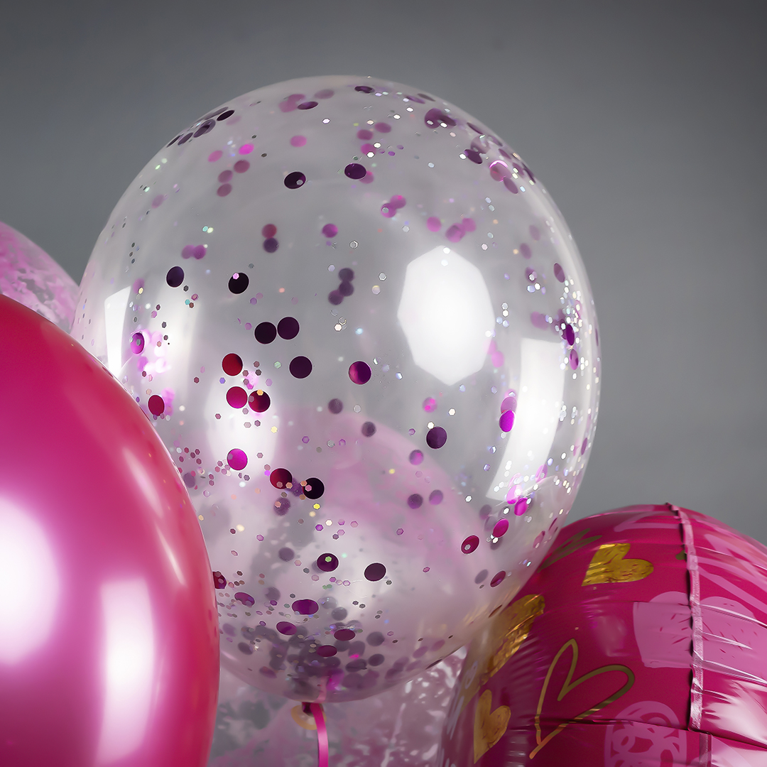 Конфетти фольга Шестиугольники, Серебро, Голография, 0,1 см, 90 г.