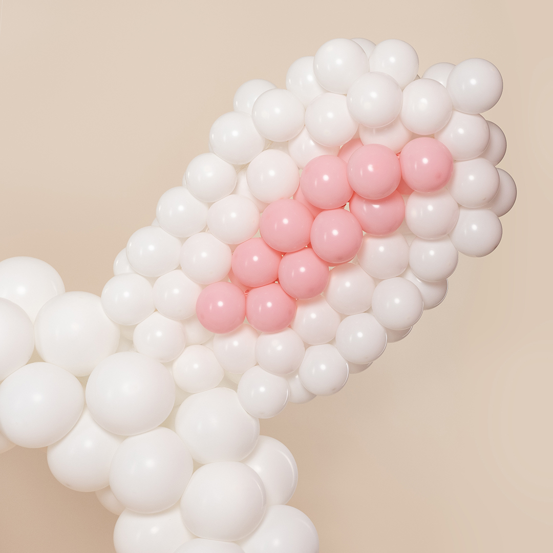 Шар (5''/13 см), Светло-розовый, пастель, 100 шт.