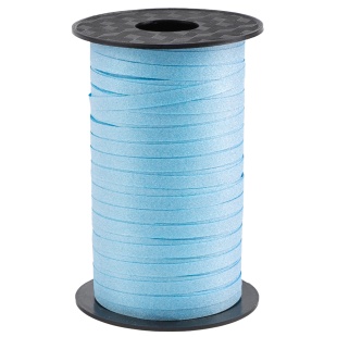 Лента полипропиленовая (0,5 см*100 м) Синий, Глиттер, 1 шт.