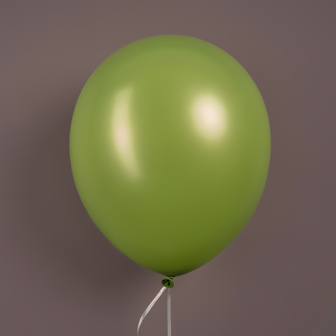 Шар (12''/30 см), Оливковый, пастель ретро, 100 шт.