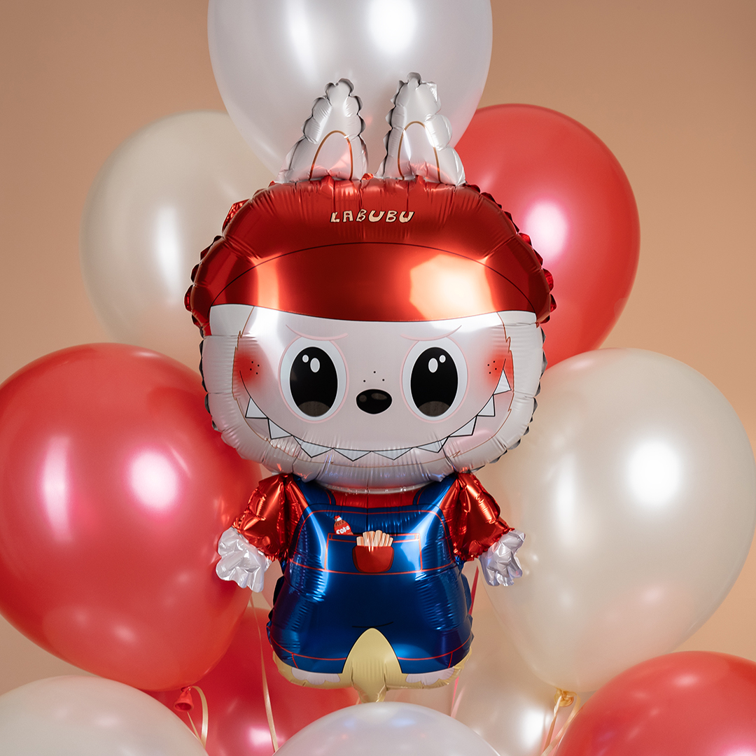 Шар (31''/79 см) Фигура, Плюшевый эльф в комбинезоне, 1 шт.