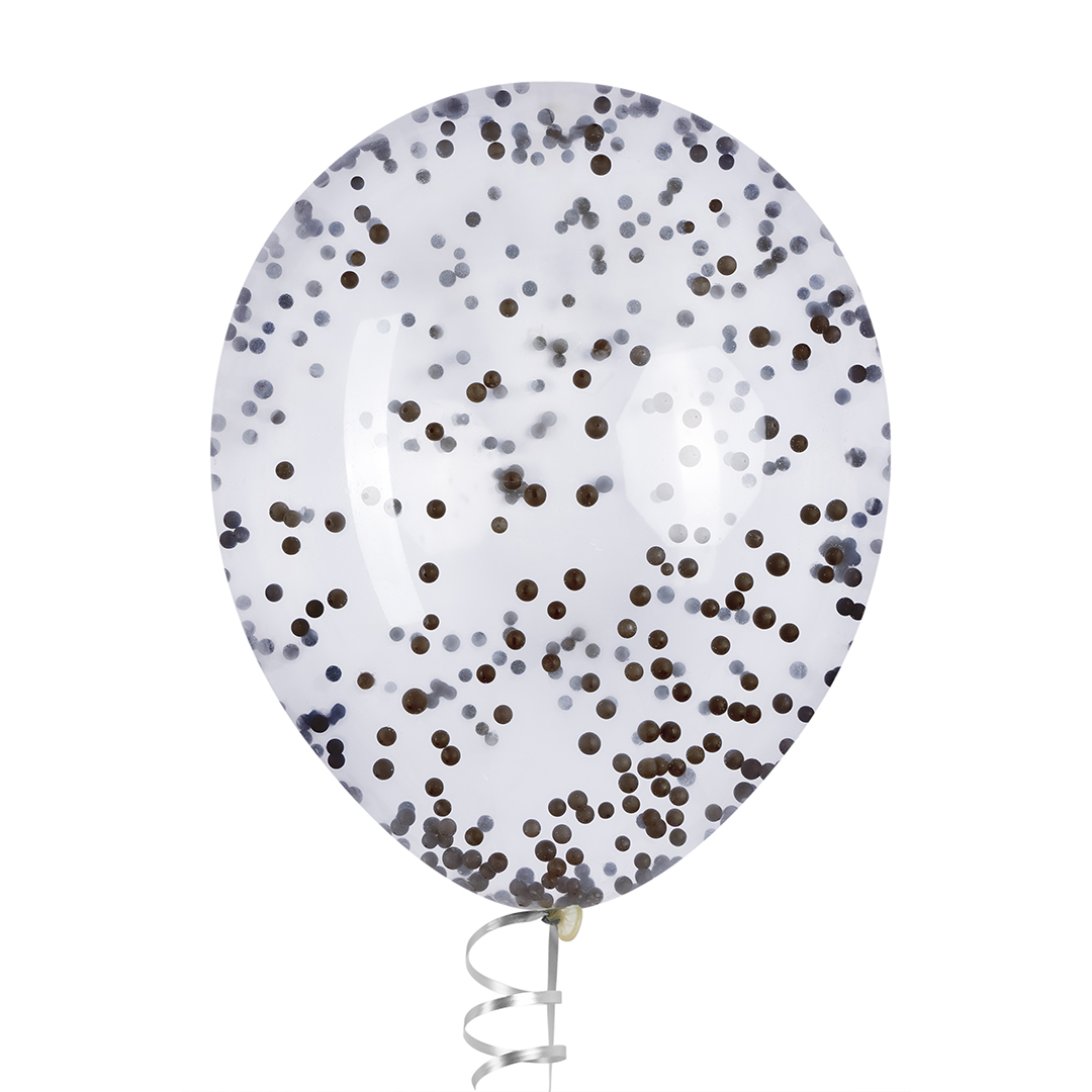 Шарики пенопласт, Черный, 6-8 мм, 10 гр.