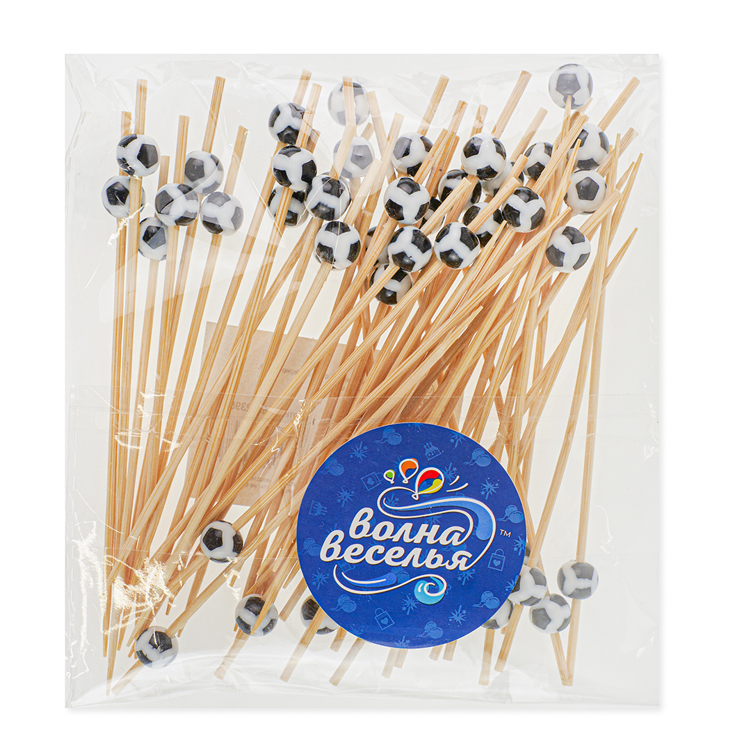 Пики Топперы, Футбол, 12 см, 50 шт.