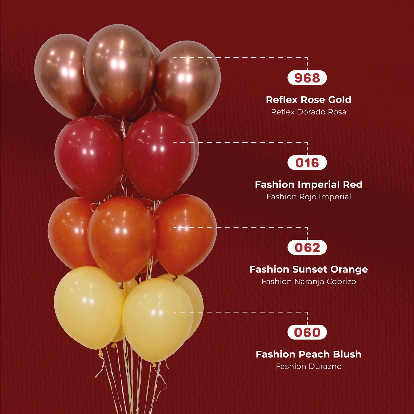 Шар (12''/30 см), Королевский красный (016), пастель, 50 шт.