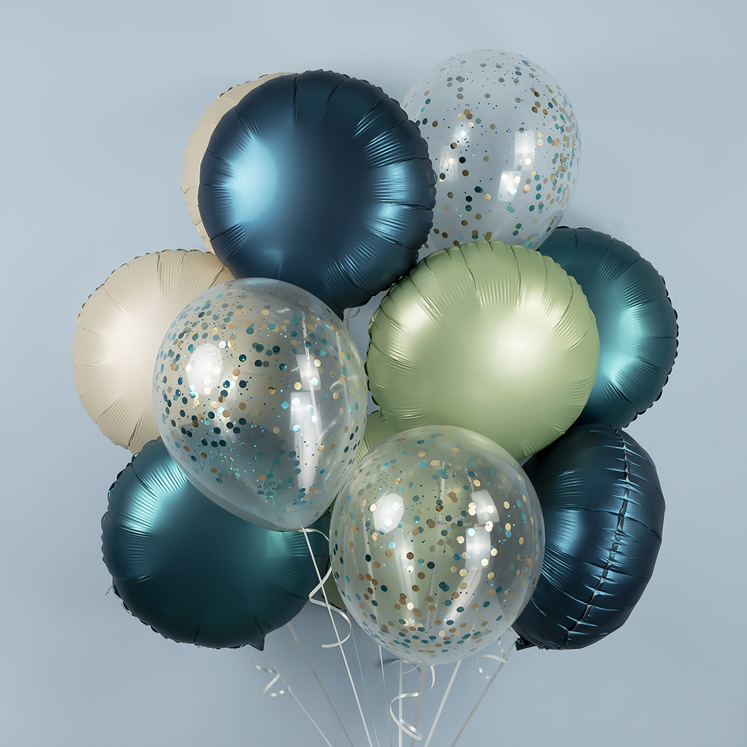 Шар (12''/30 см), Прозрачный, кристалл, 100 шт.