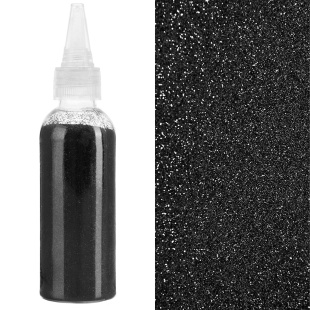 Глиттер Черный, 80 г.