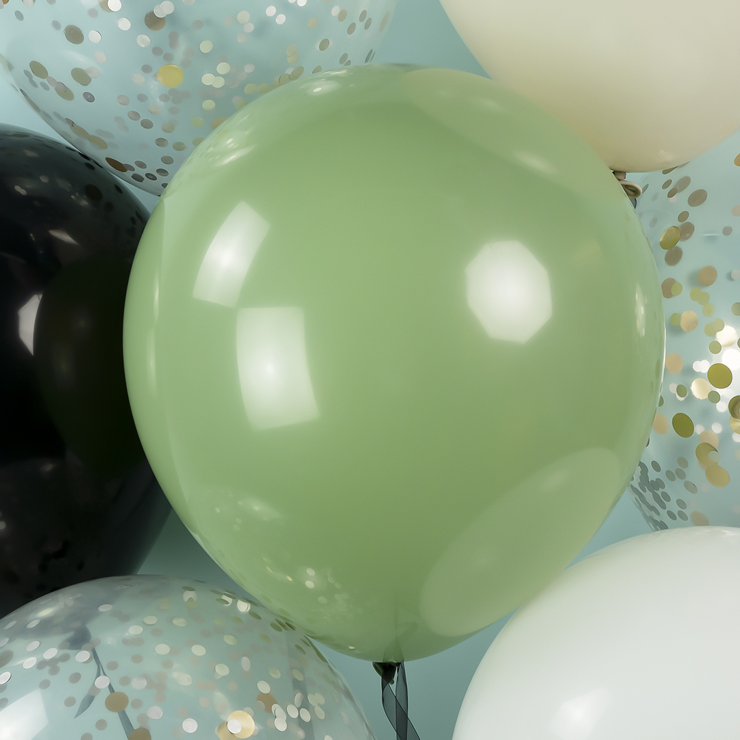 Шар (18''/46 см), Прозрачный, кристалл, 10 шт.