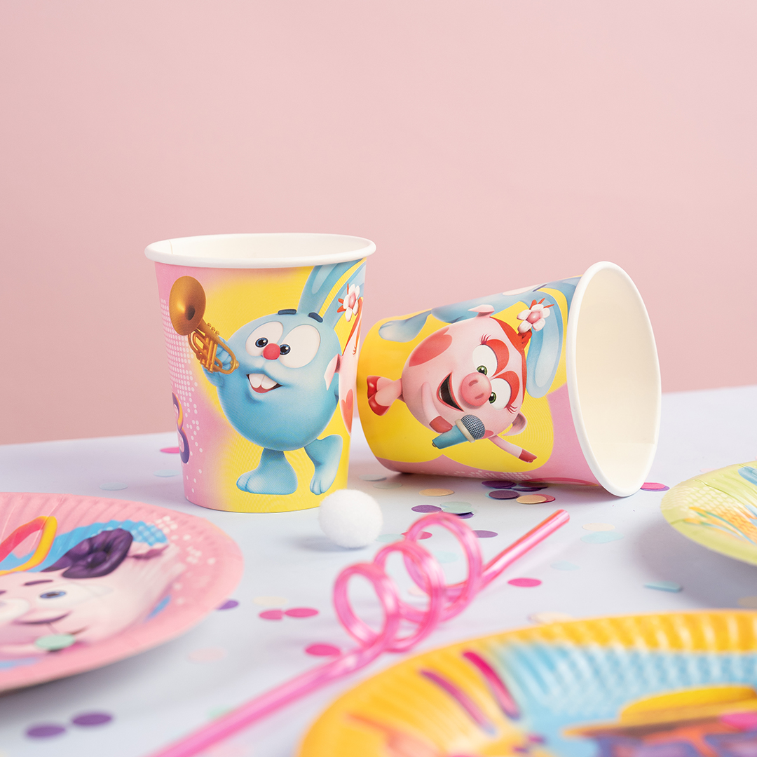 Стаканы (250 мл) Смешарики, Ассорти, 6 шт.