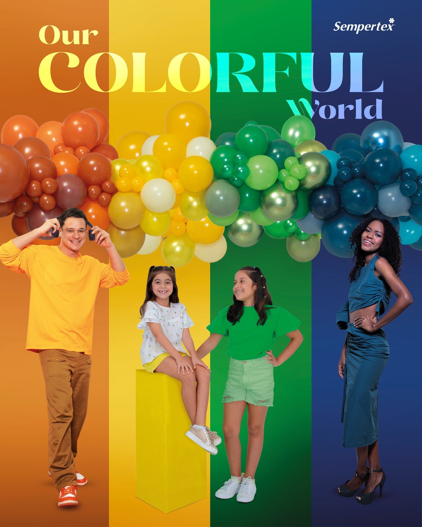 Шар (12''/30 см) Линколун, Зеленый клевер (029), пастель, 50 шт.