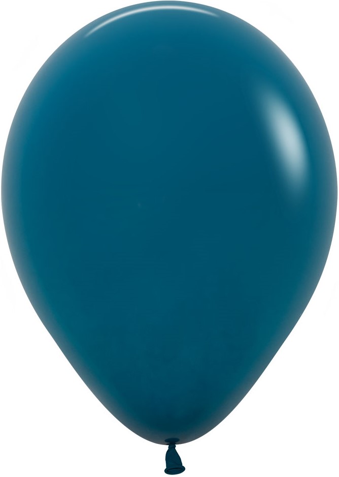 Шар (5''/13 см), Глубокий бирюзовый (035), пастель, 100 шт.