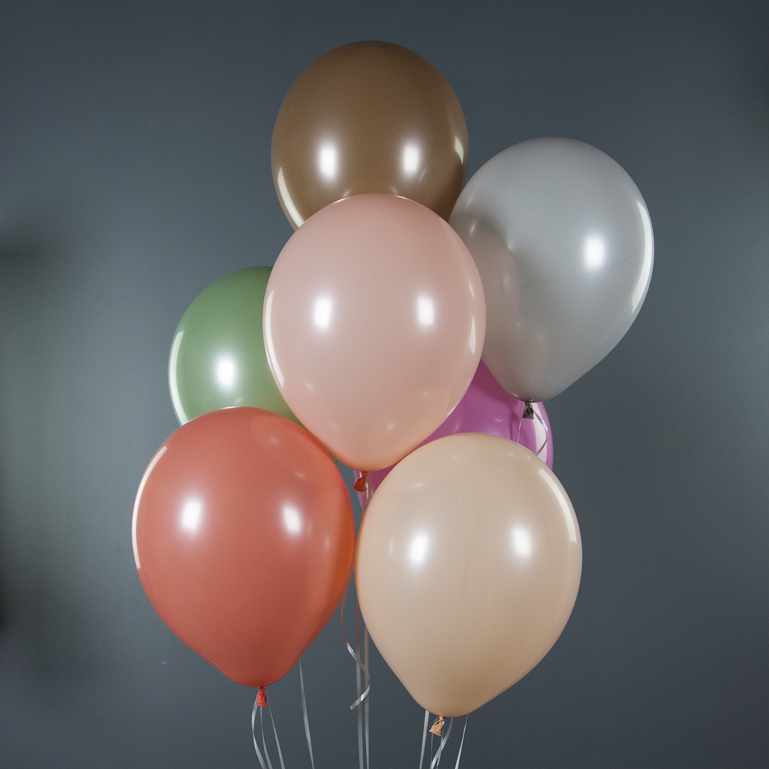 Шар (12''/30 см), Бежевый, пастель ретро, 100 шт.