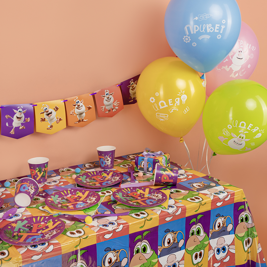 Стаканы (250 мл) Буба и друзья, 6 шт.