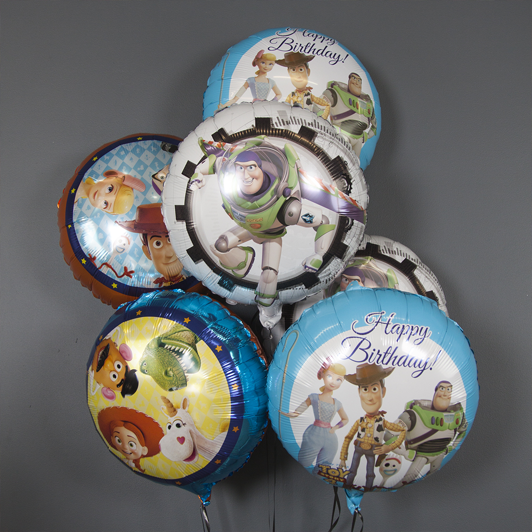 Шар (18''/46 см) Круг, История Игрушек, 1 шт.