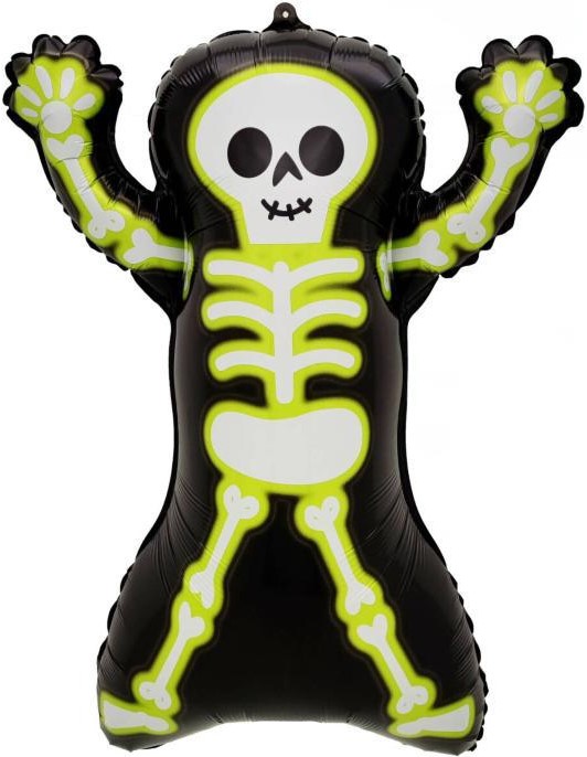 Шар (30''/76 см) Фигура, Скелет, 1 шт.
