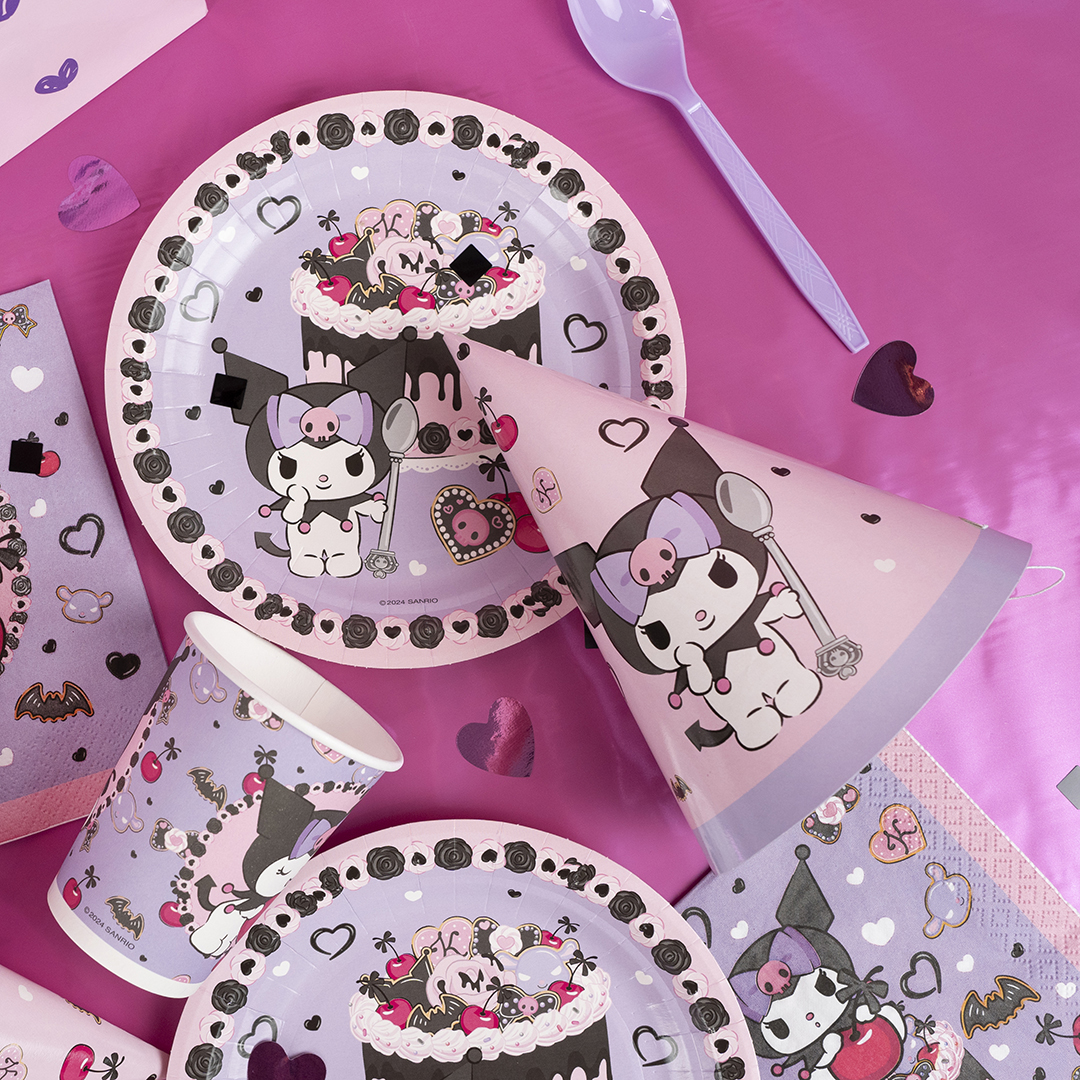 Тарелки (7''/18 см) Kuromi, 6 шт.