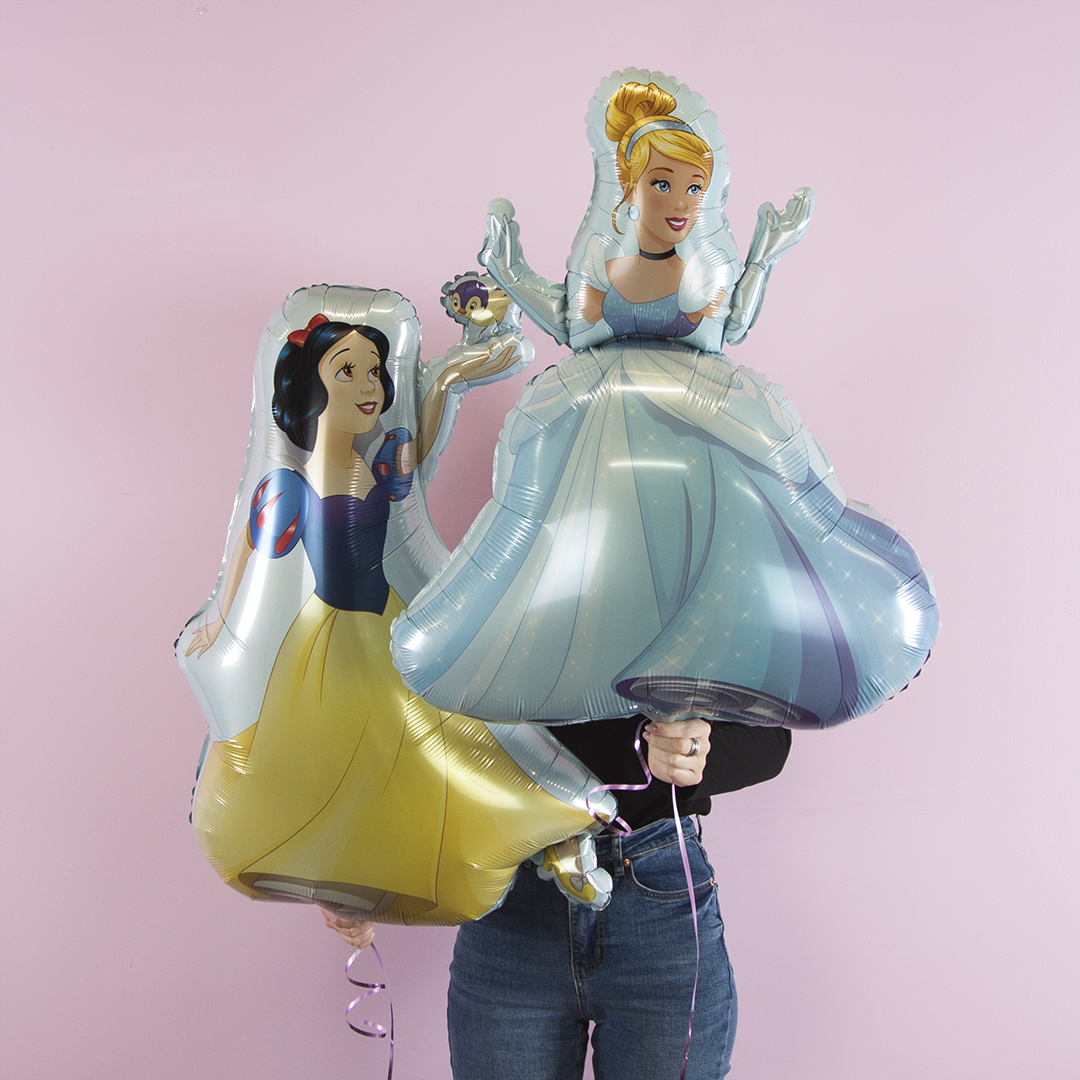 Шар (36''/91 см) Фигура, Принцесса Золушка, Бальное платье, 1 шт.