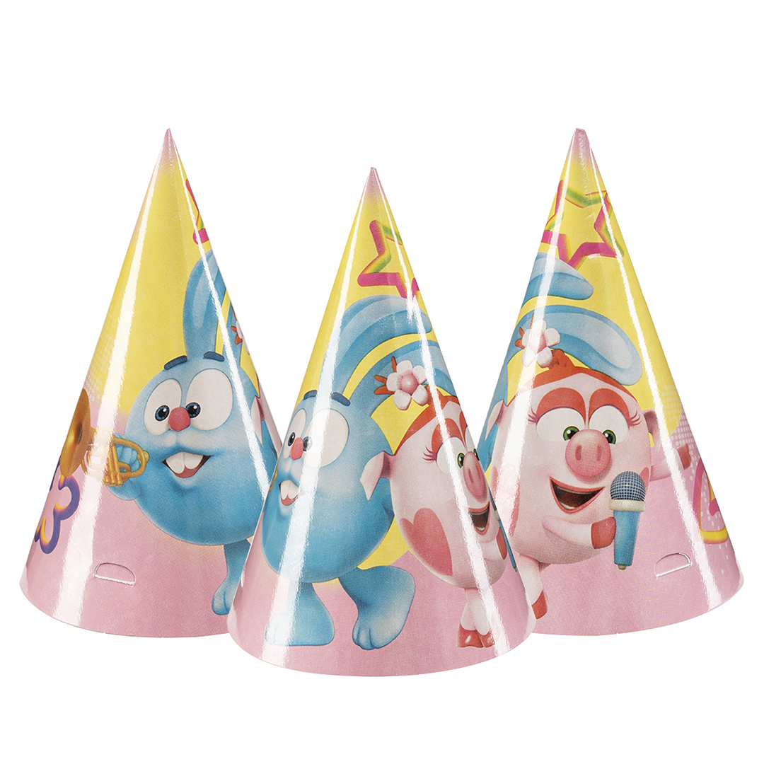 Колпаки, Смешарики, Ассорти, 6 шт. в упак. 