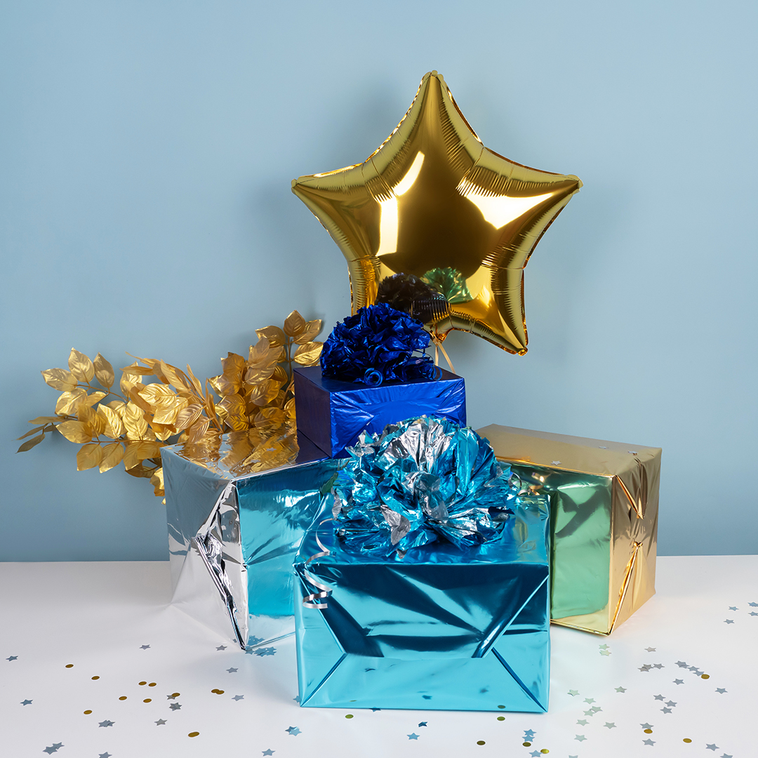 Полисилк 25мкм (1*20 м) Желтое золото/Серебро, 1 шт.