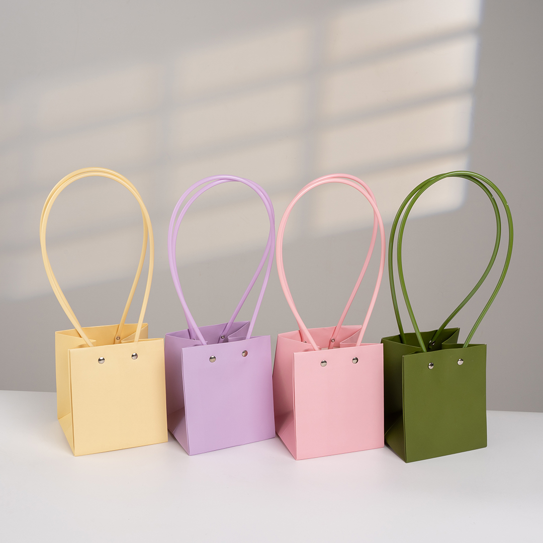 Пакет для цветов, Мастхэв, Авокадо, 13*12*11 см, 1 шт.