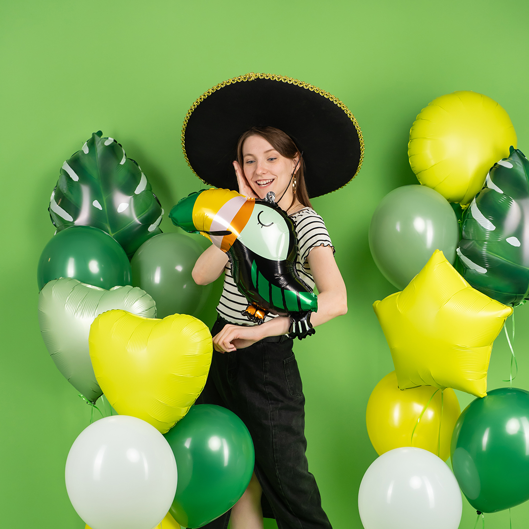 Шар (23''/58 см) Фигура, Тукан (надув воздухом), 1 шт.