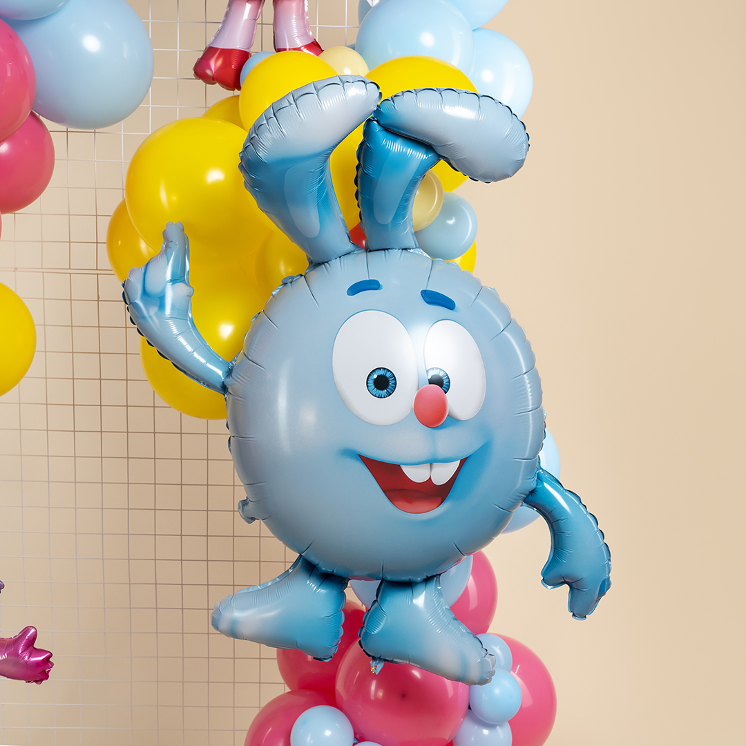 Шар (44''/112 см) Фигура, Смешарики, Крош, 1 шт. в уп.