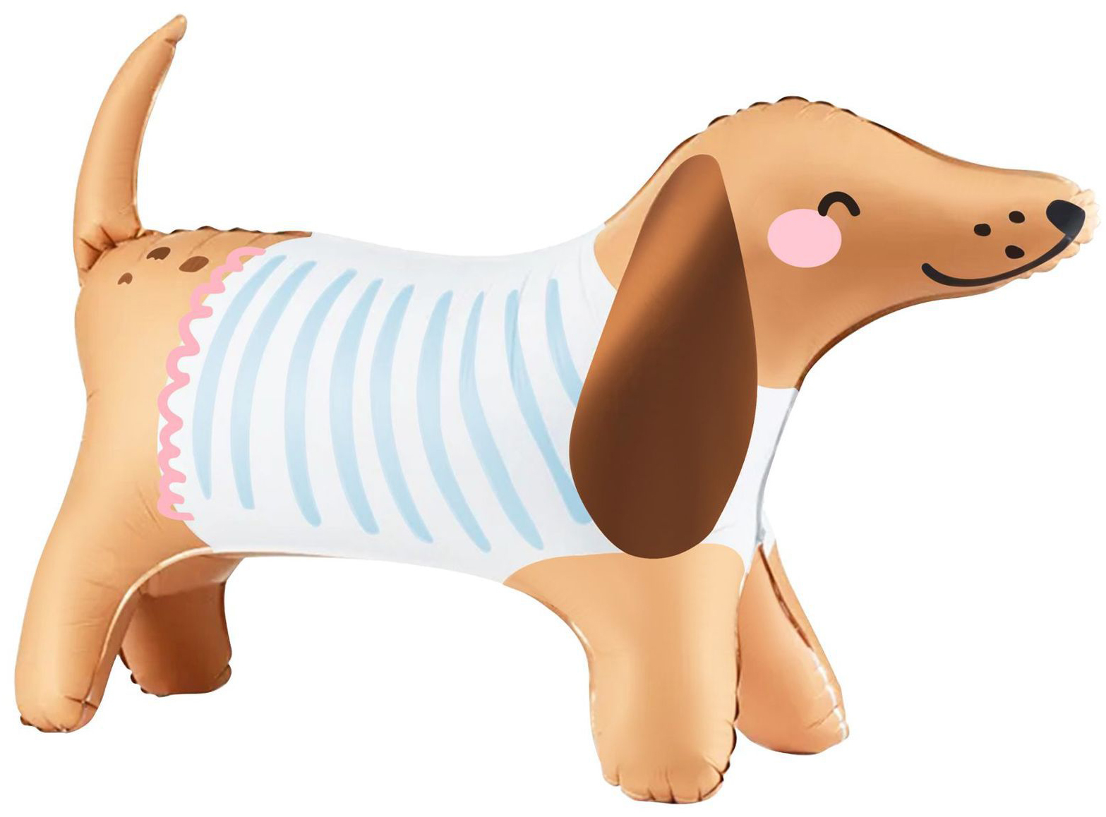 Шар (24''/61 см) Фигура 3D, Таксик в свитере, 1 шт.