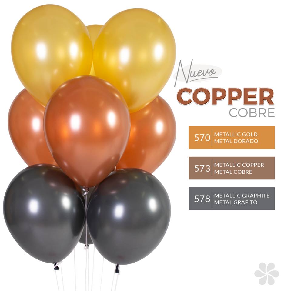 Шар (12''/30 см), Золото яркое (570), металлик, 50 шт.