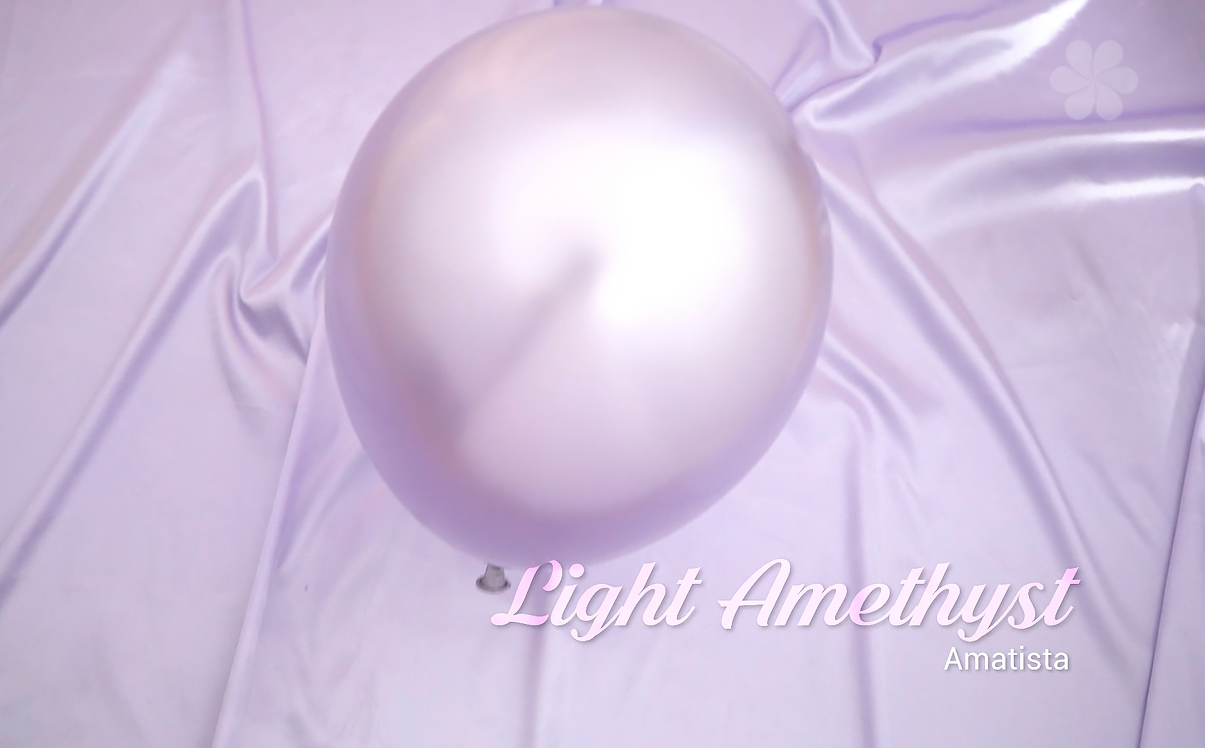 Шар (5''/13 см), Светлый аметист (850), шелк, 50 шт.