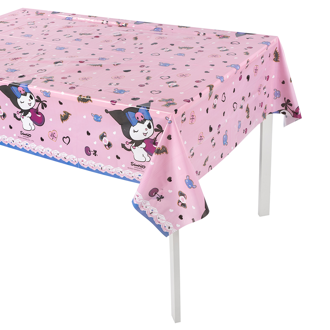 Скатерть одноразовая, Kuromi, 120*180 см, 1 шт.