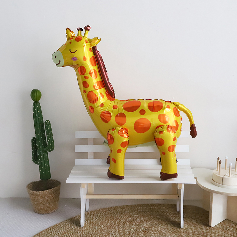 Шар (28''/71 см) Фигура 3D, Жираф, 1 шт. в уп.