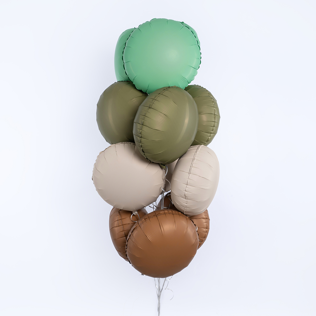 Шар (18''/46 см) Круг, Мятный, Матовый, 1 шт.