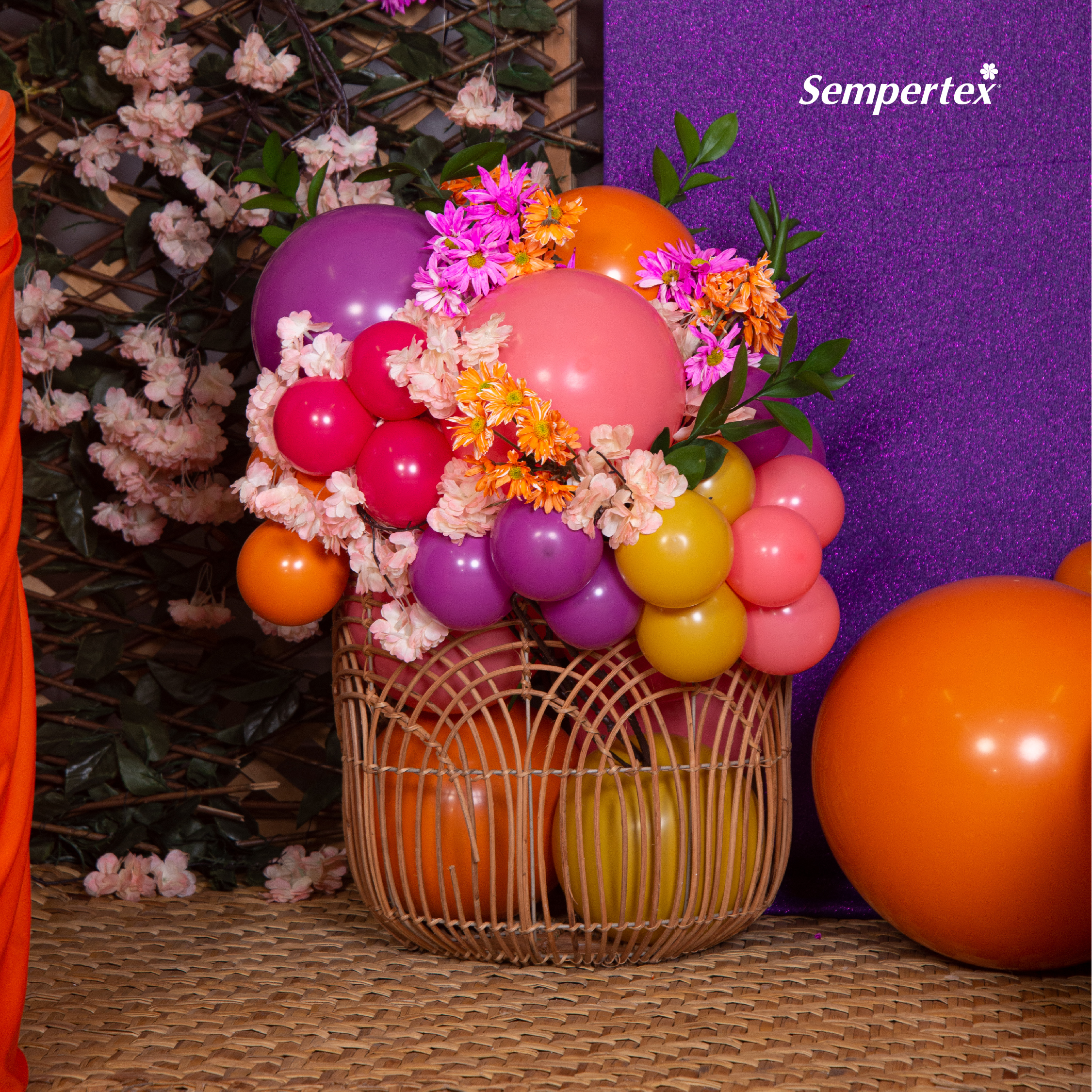 Шар (36''/91 см), Оранжевый (061), пастель, 2 шт.