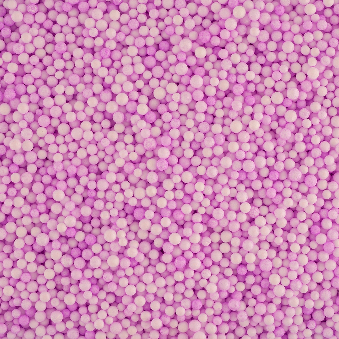 Шарики пенопласт, Сиреневый, 2-4 мм, 10 гр.