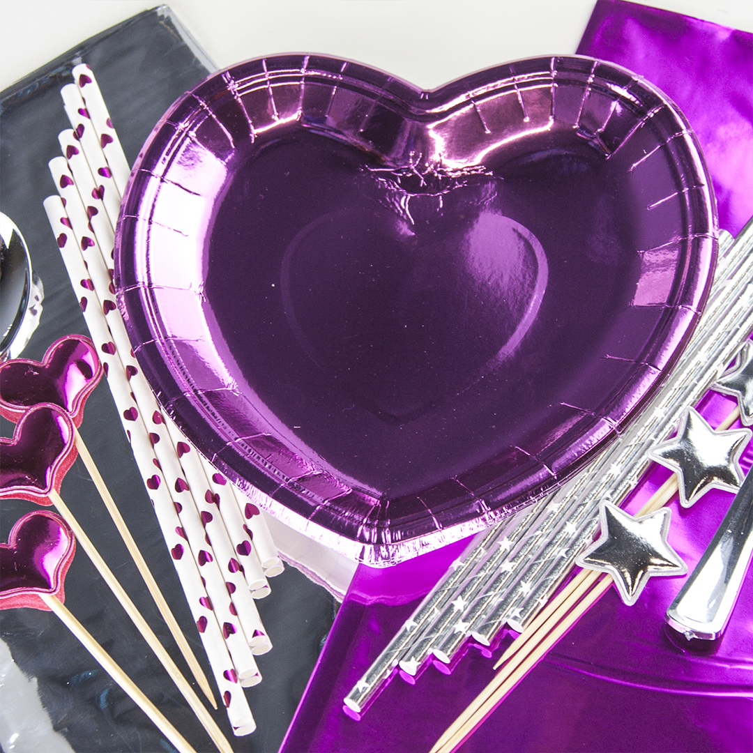 Скатерть одноразовая, Серебро, Металлик, 137*183 см, 1 шт.