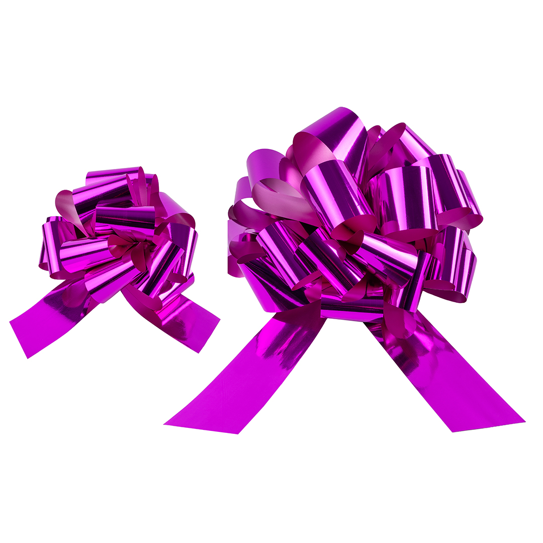 Бант Шар, Фуше, Металлик, 21 см, 1 шт. в упак. 