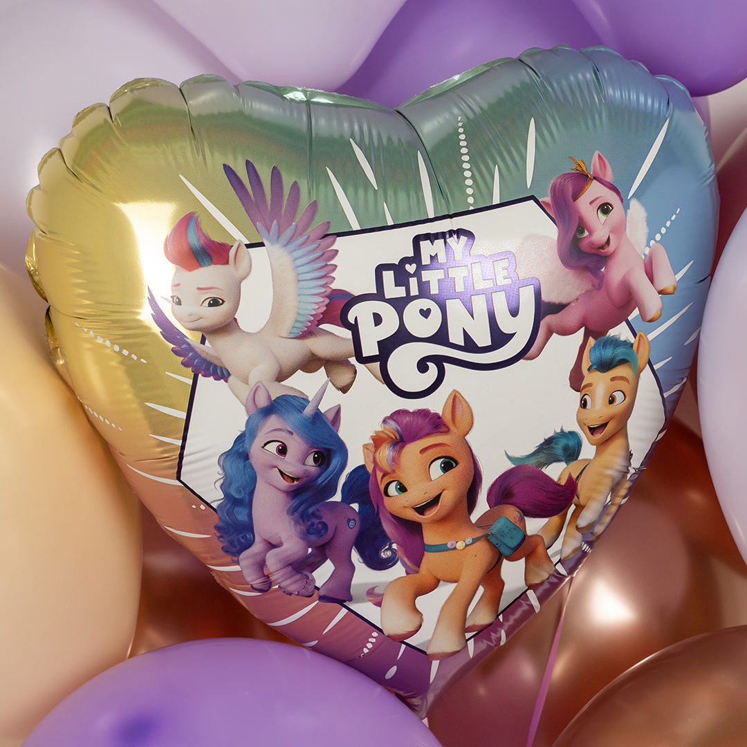 Шар (18''/46 см) Сердце, My Little Pony, 1 шт.