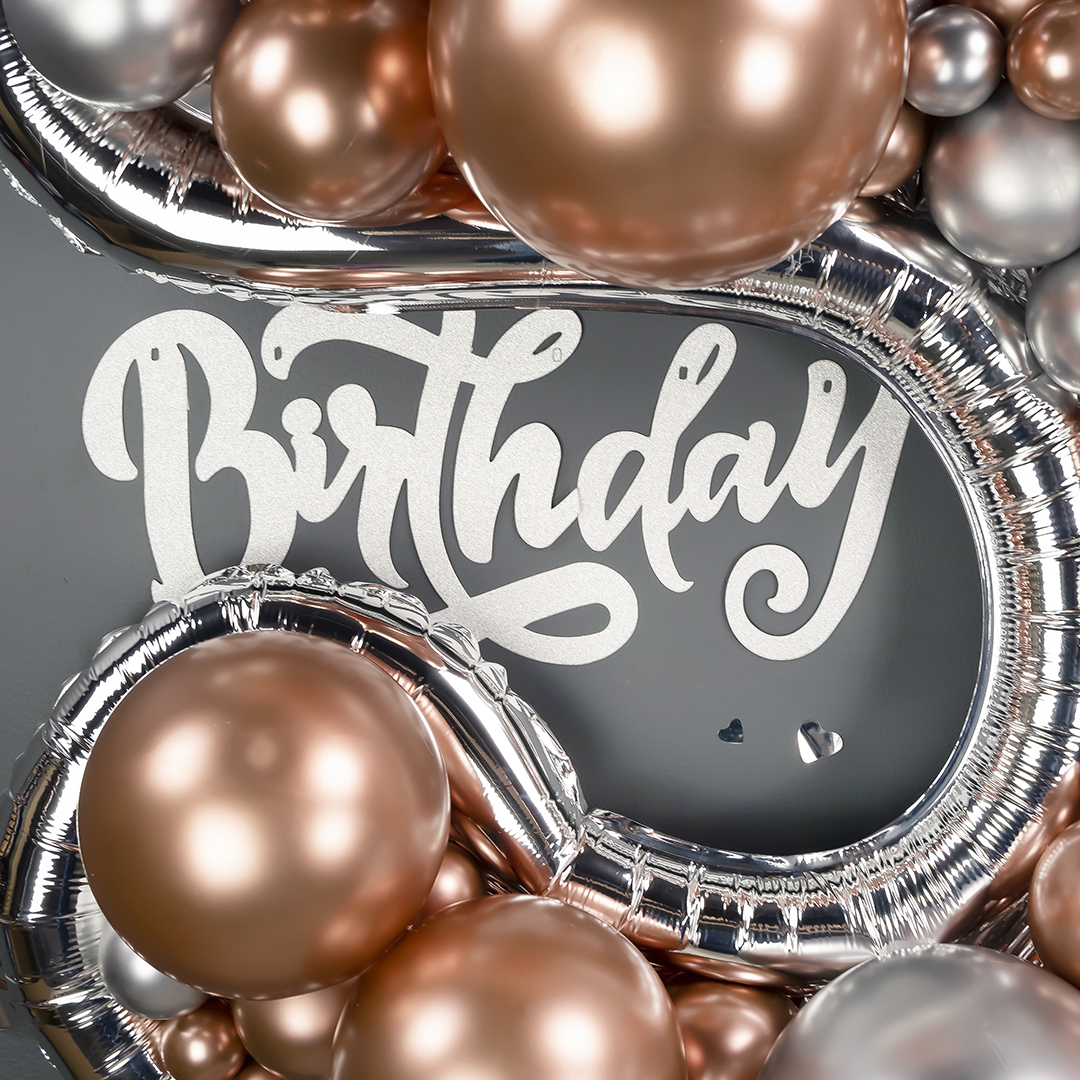 Шар (5''/13 см), Серебро, хром, 50 шт.