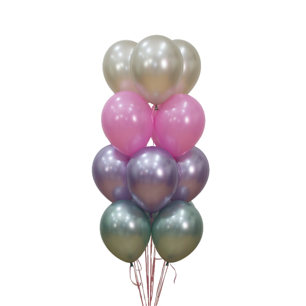 Шар (12''/30 см), Кремовый жемчуг  (873), шелк, 12 шт.