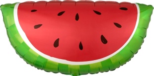 Шар (26''/66 см) Фигура, Долька арбуза, 1 шт. в уп.