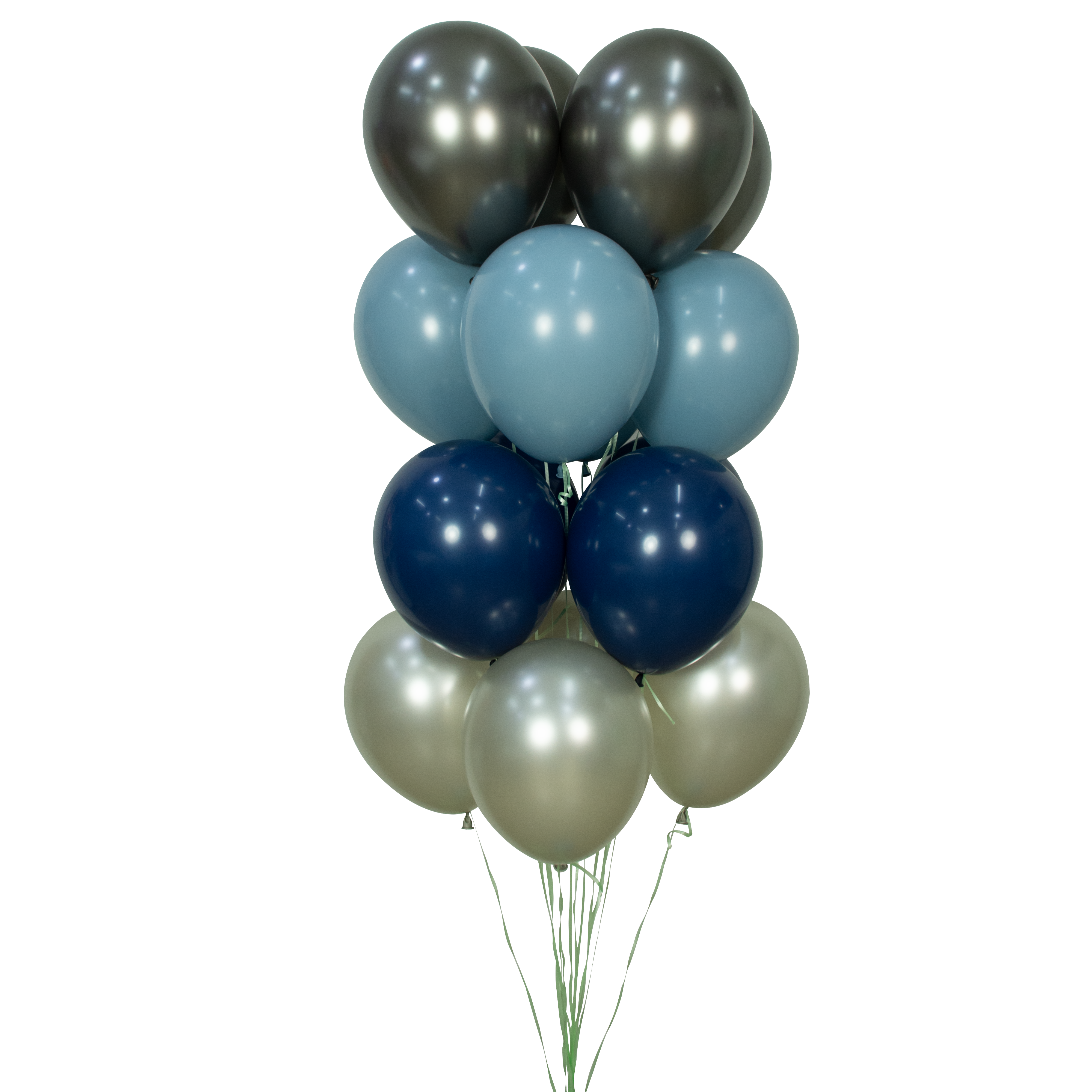 Шар (12''/30 см), Полуночный Серый (880), шелк, 12 шт.