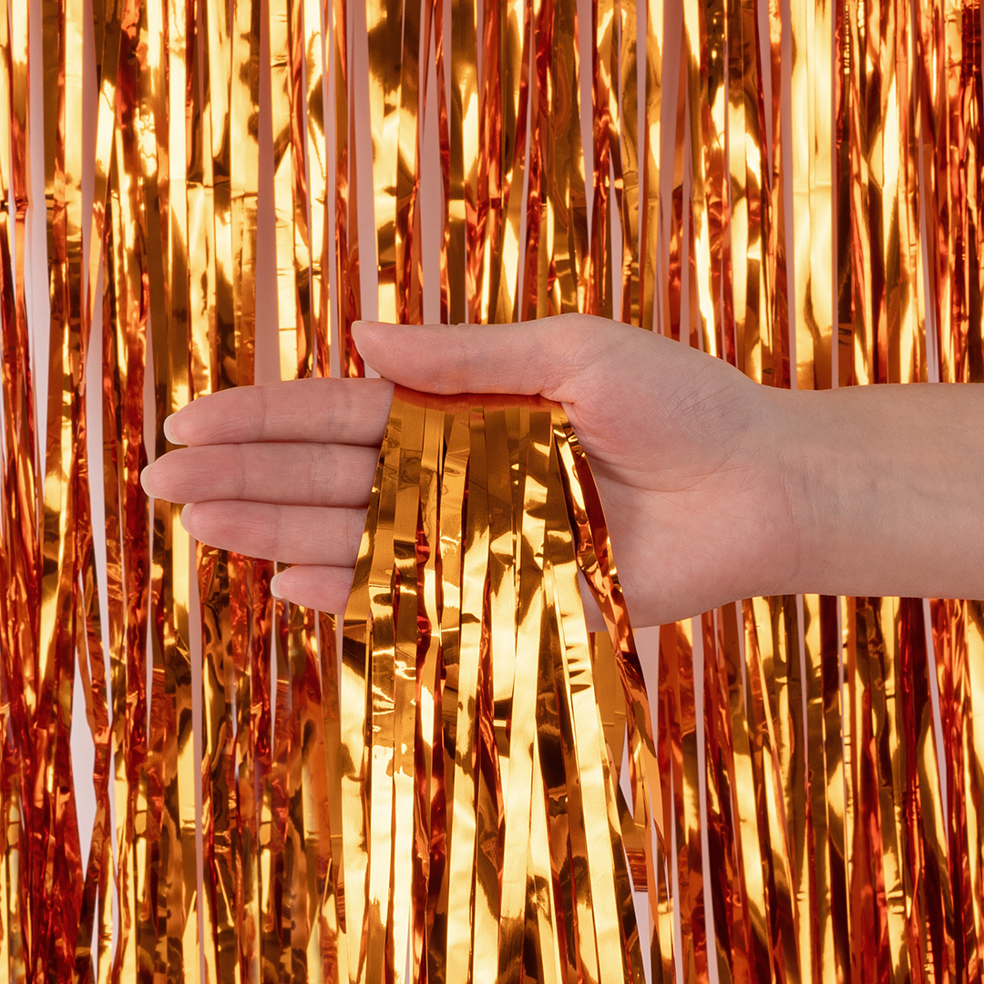 Занавес Дождик Бронза, Металлик, 100*200 см, 1 шт.