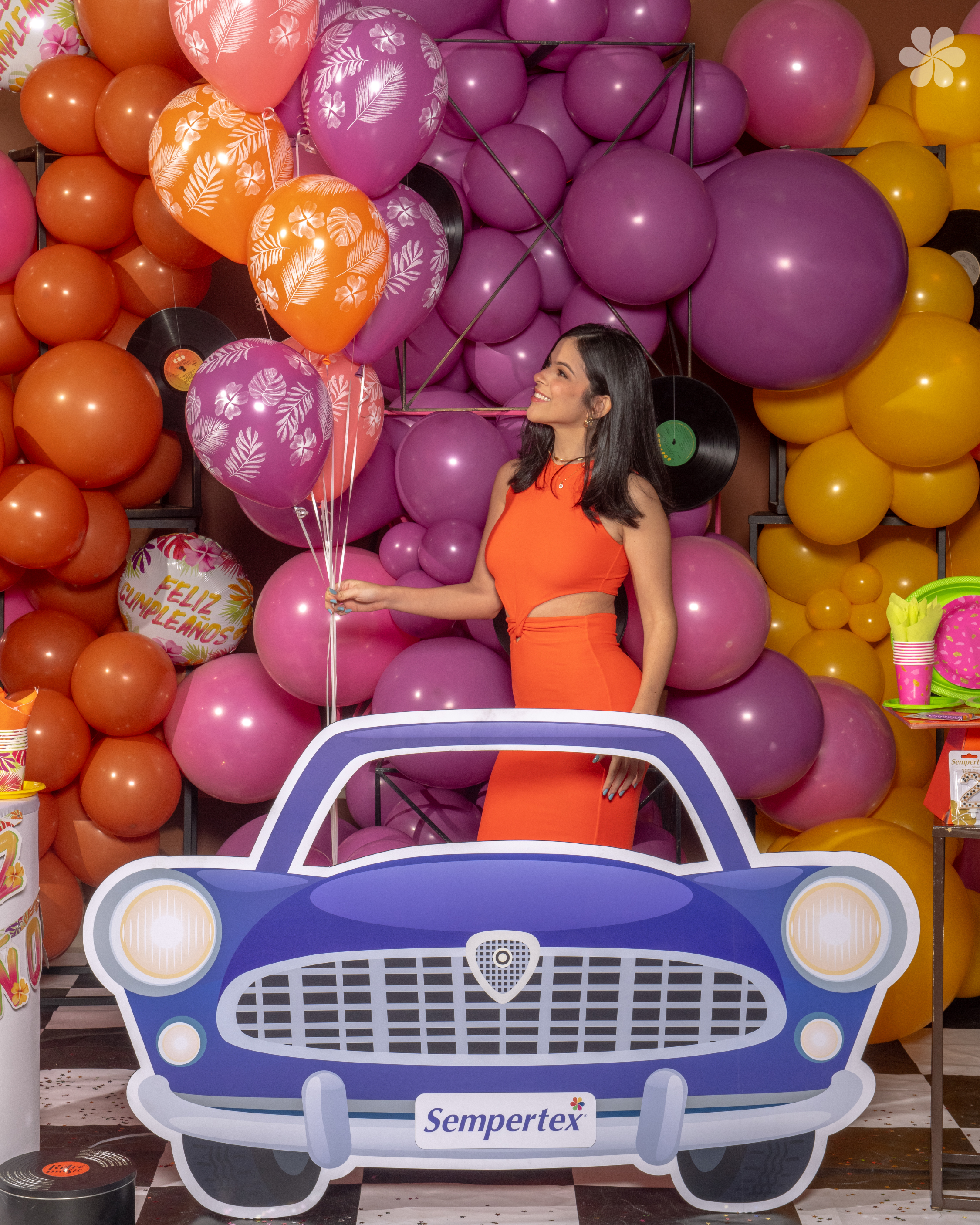 Шар (18''/46 см), Оранжевый закат (062), пастель, 25 шт.