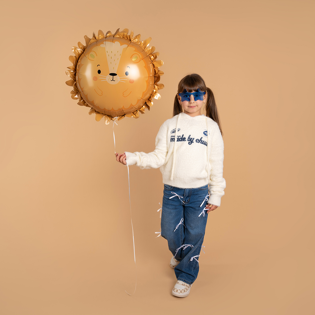 Шар (25''/64 см) Фигура, Львенок, 1 шт. в уп.