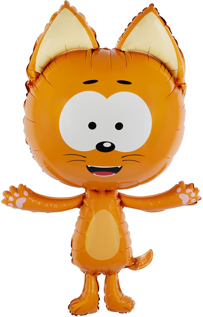 Шар (41''/104 см) Фигура, Котенок Котэ, 1 шт. в уп.